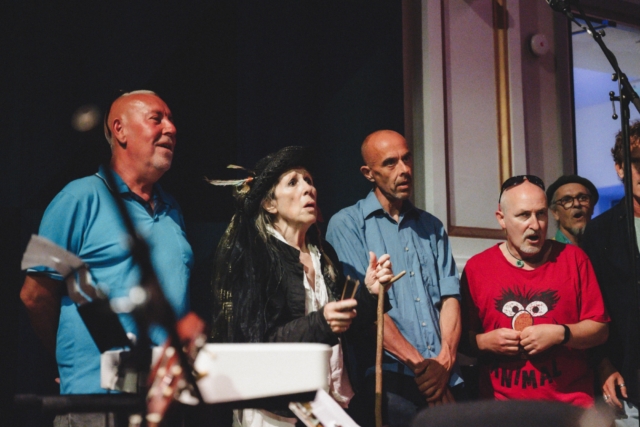 Choir members singing in Summer Showcase at Bristol Beacon, July 2025.