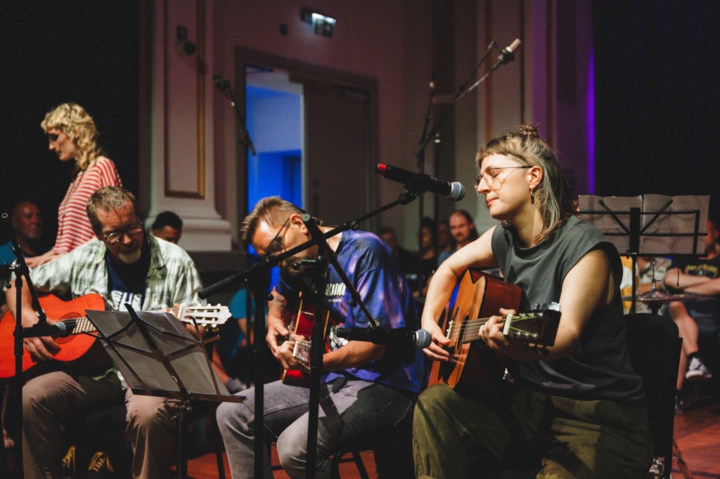 Trinity Move On Music Group performing at Bristol Beacon for the Creative Communities Summer Showcase, 2025.