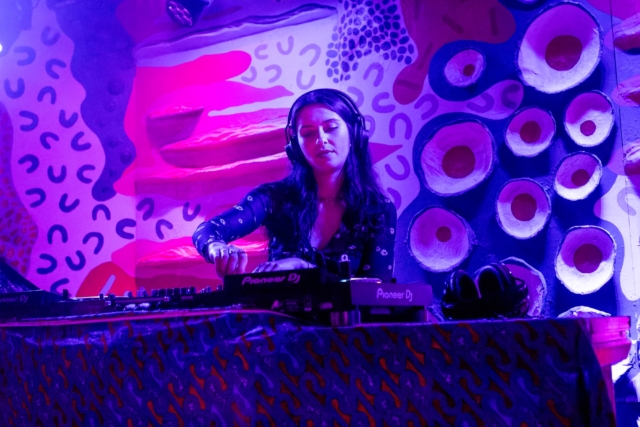 The DJ Safiye playing at our 2024 Dry Jan event at The Jam Jar